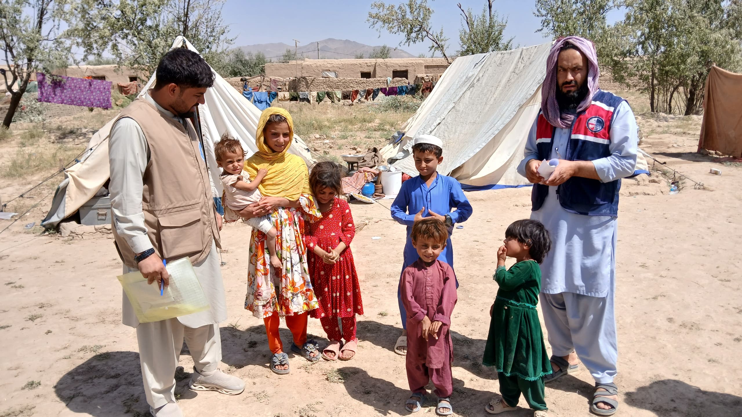 Afghanistan flood response in Logar Province