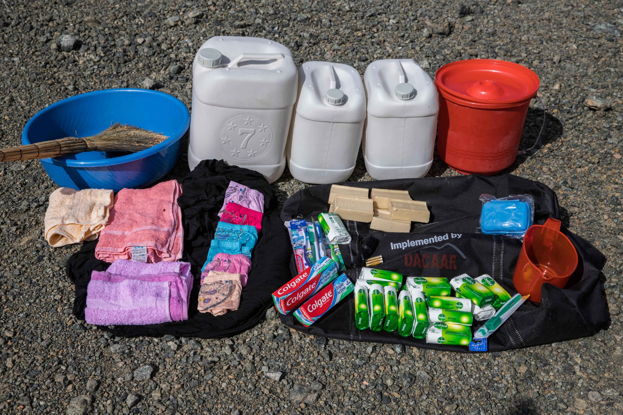 Hygiene and sanitation supplies